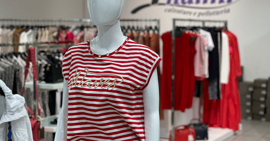Maglia alla marinara a righe orizzontali di Liu Jo